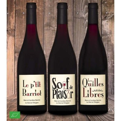 Pack Les Rouges - Clot de l'Origine - Marc et Caroline BARRIOT Maury